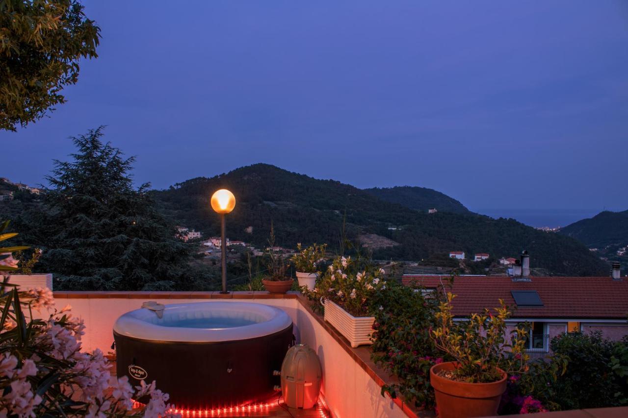 Ampi Terrazzi E Parcheggio - Relax In Villa Bardino Nuovo Exteriér fotografie